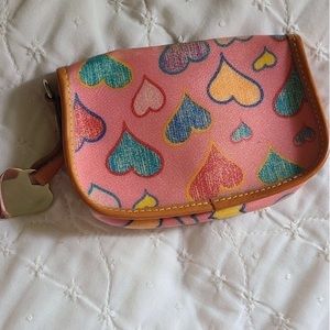 Dooney & Bourke Y2K Pink hearts wristlet